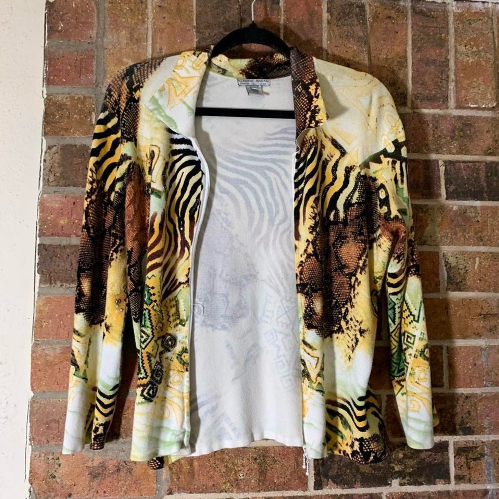 Vintage Alberto Makali Animal Print jacket - Picture 3 of 5
